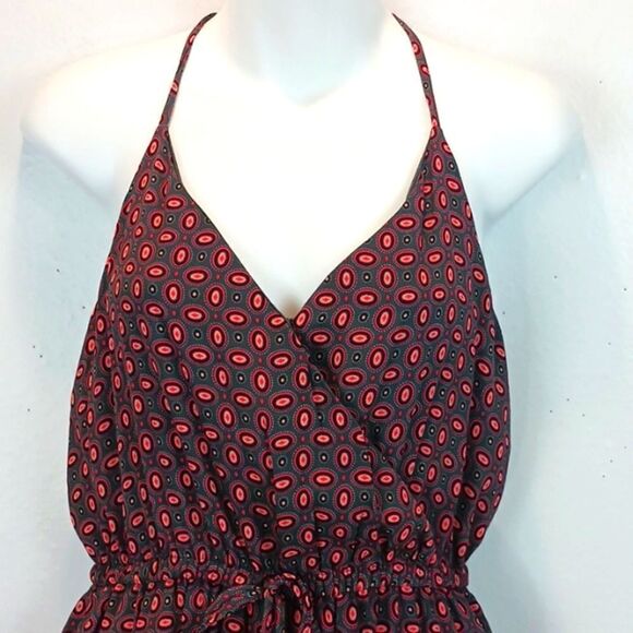 Gianni Bini Boho paisley print V neck sleeveless tie waist jumpsuit size ( M ) - Picture 3 of 11